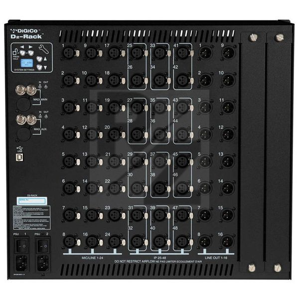 DiGiCo D2-Rack BNC 48/16 Image DiGiCo D2-Rack BNC 48/16