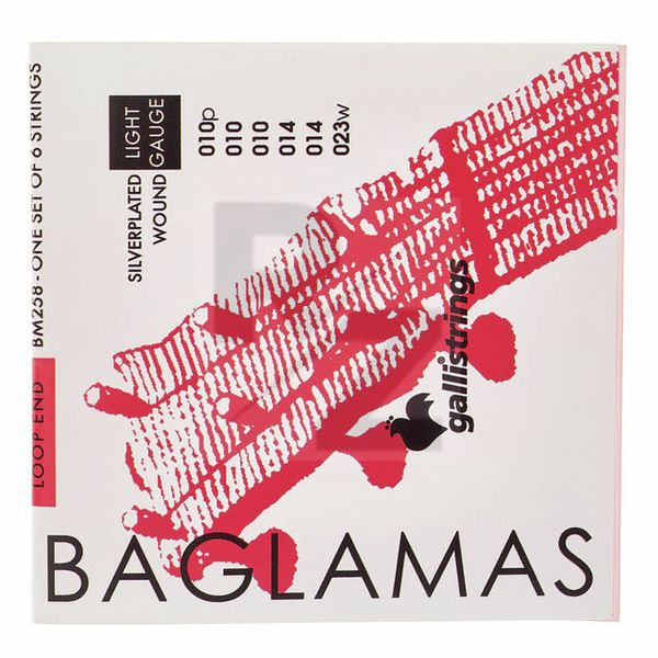 Image Galli Strings BM258 Baglamas Strings Light