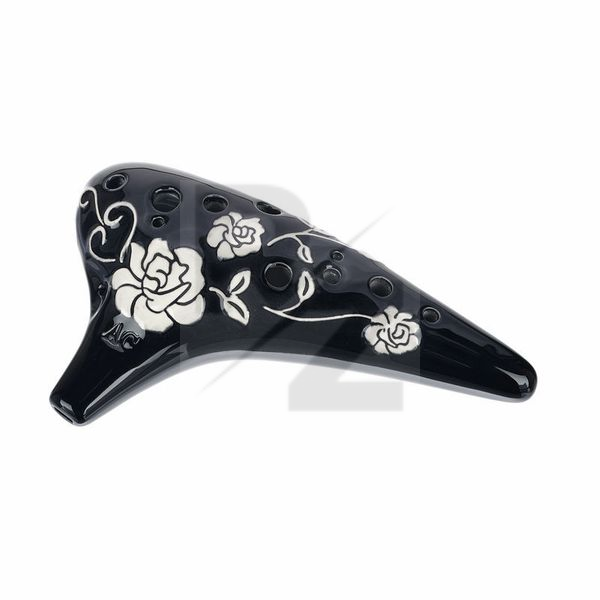 Image Thomann 12H Ocarina C3 Roses black