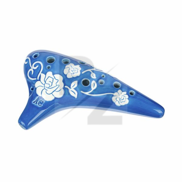 Image Thomann 12H Ocarina C3 Roses blue