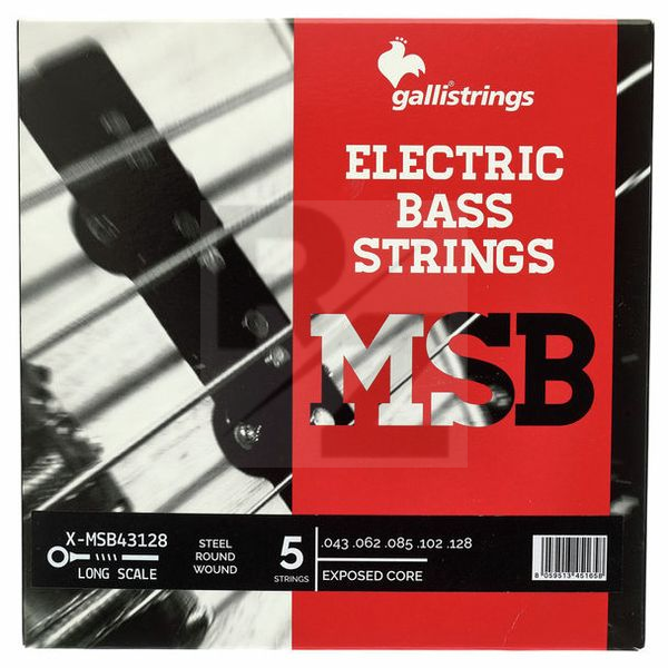 Image Galli Strings ECS5 Exposed Core Bass Str.