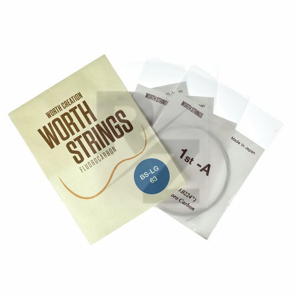 Worth Strings BS-LG Soprano Ukulele Set Image Worth Strings BS-LG Soprano Ukulele Set
