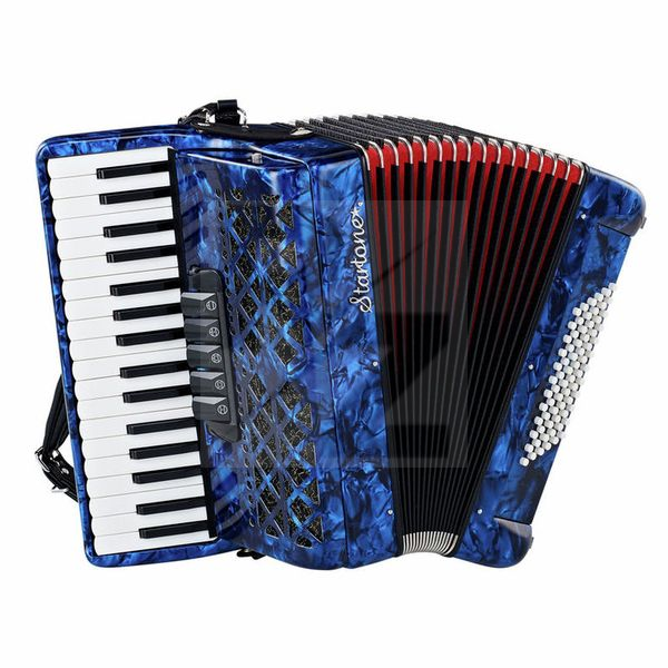 Startone Piano Accordion 72 Blue MKII Image Startone Piano Accordion 72 Blue MKII