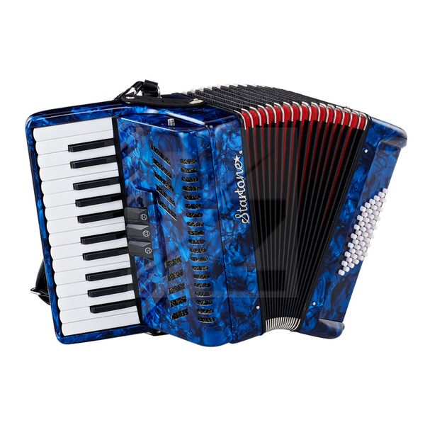 Startone Piano Accordion 48 Blue MKII Image Startone Piano Accordion 48 Blue MKII