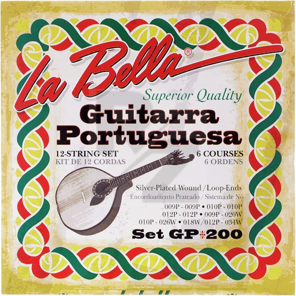 Image La Bella GP200 Guitarra Portuguesa