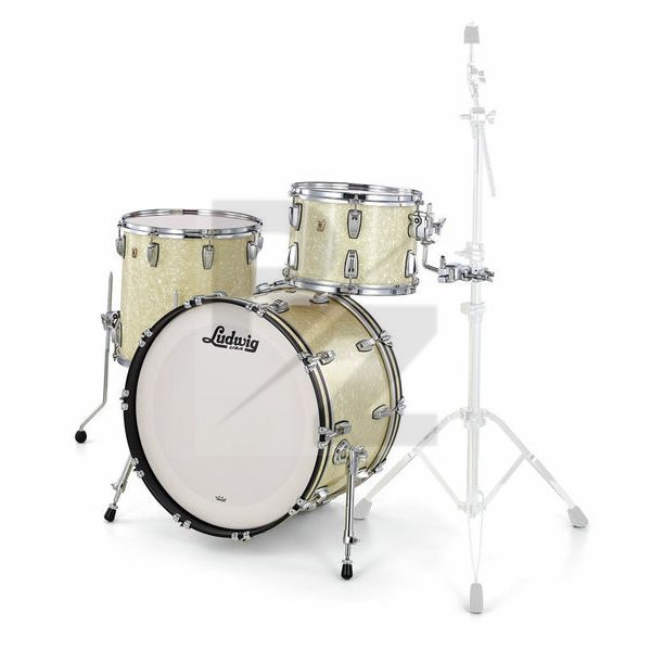 Ludwig Classic Maple Fab 22 Vint. Wh. Image Ludwig Classic Maple Fab 22 Vint. Wh.