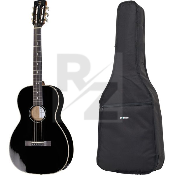Harley Benton CLP-12SM BK Solid Top Bdl w/B Image Harley Benton CLP-12SM BK Solid Top Bdl w/B