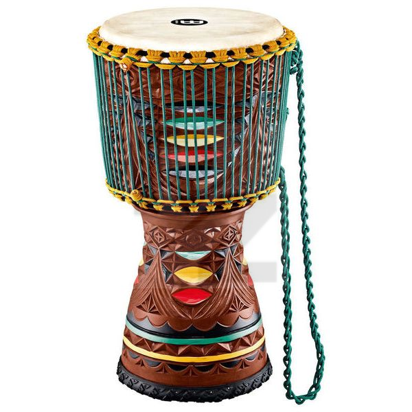 Meinl Artisan Djembe Painted Carving Image Meinl Artisan Djembe Painted Carving