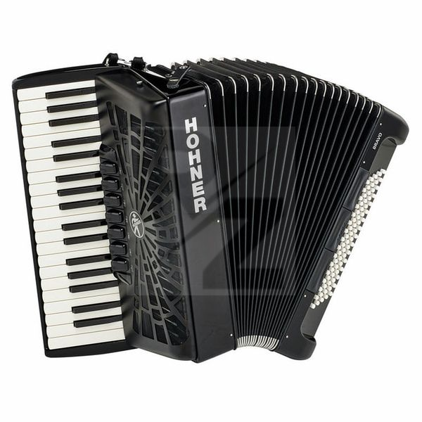 Image Hohner Bravo III 80 Black silent key