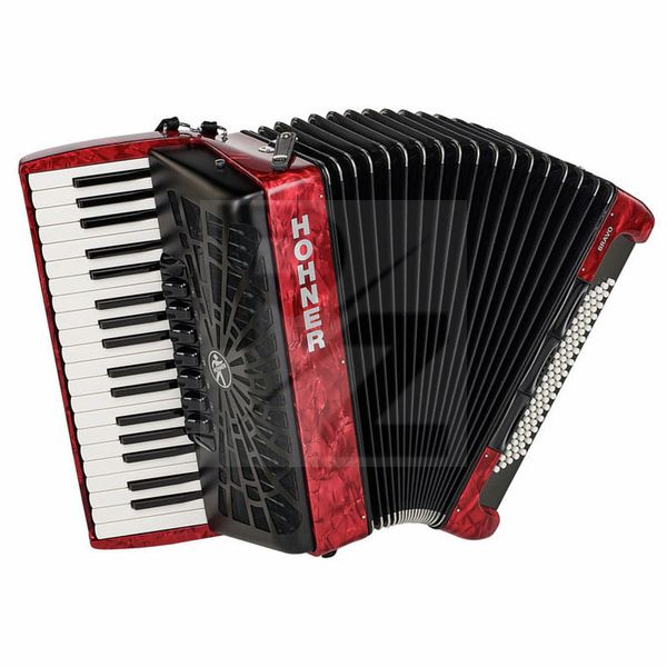 Image Hohner Bravo III 80 Red silent key