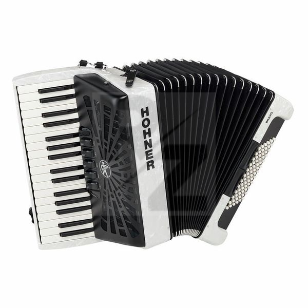 Image Hohner Bravo III 72 White silent key