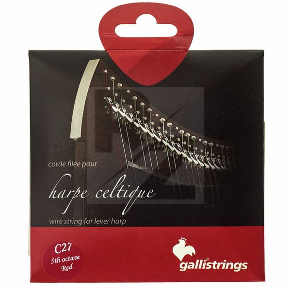 Image Galli Strings Lever Harp Bass Wire C27