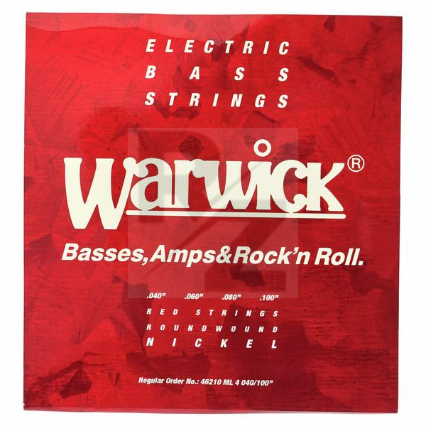 Image Warwick 46210 Red Strings Nickel