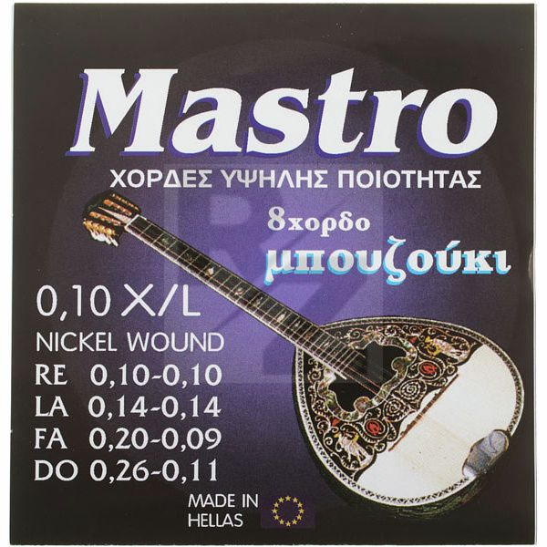 Mastro Bouzouki 8 Strings 010 NW Image Mastro Bouzouki 8 Strings 010 NW