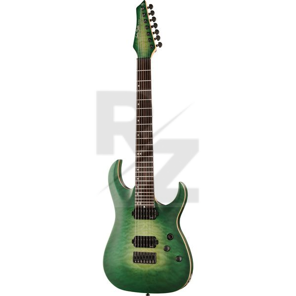 Harley Benton Amarok-7 EGNT Quilted Burst Image Harley Benton Amarok-7 EGNT Quilted Burst