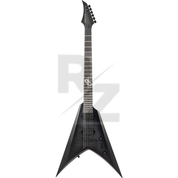 Image Solar Guitars V2.6FBB Baritone Flame Black