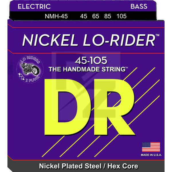 Image DR Strings Nickel Lo-Rider NMH-45