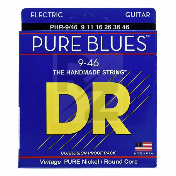 DR Strings Pure Blues PHR-9/46 Image DR Strings Pure Blues PHR-9/46