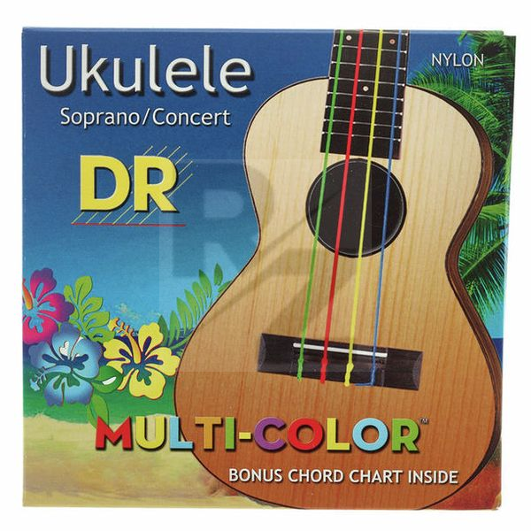 Image DR Strings Multi-Color UMCSC Ukulele