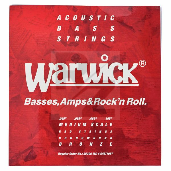 Image Warwick Acoustic Bass Strings 4 45-105