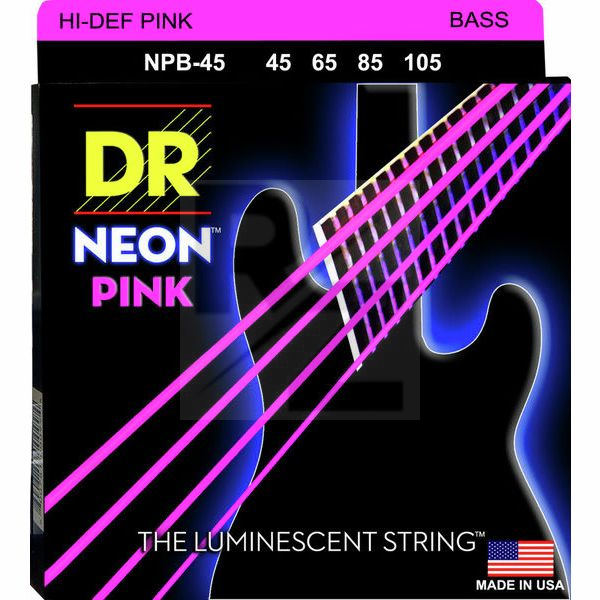 Image DR Strings Neon Pink NPB-45