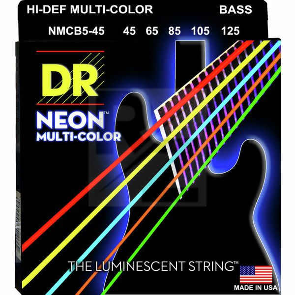 Image DR Strings Neon Multi NMCB5-45