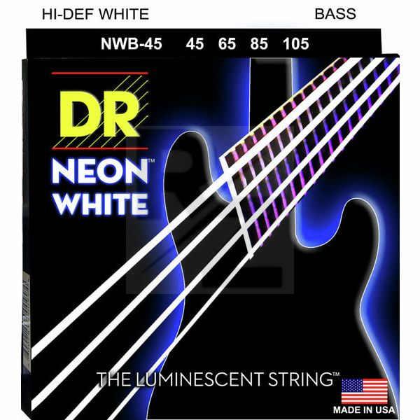 Image DR Strings Neon White NWB-45