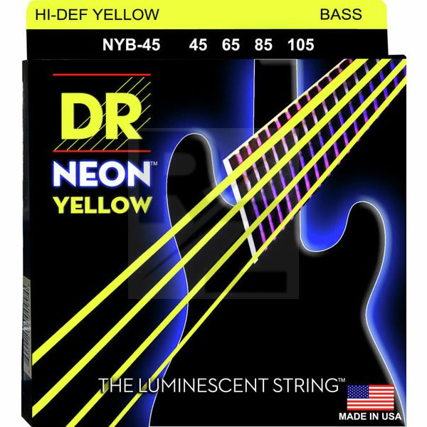 Image DR Strings Neon Yellow NYB-45