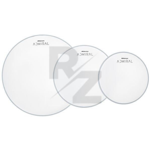 Millenium Admiral Coated Drumhead Pack 1 Image Millenium Admiral Coated Drumhead Pack 1