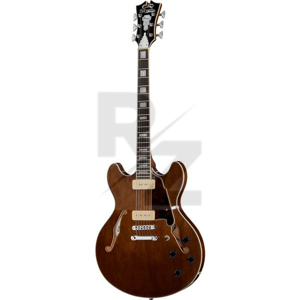 D'Angelico Premier DC Boardwalk Walnut Image D'Angelico Premier DC Boardwalk Walnut