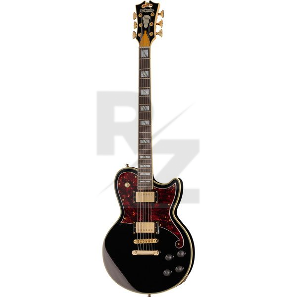 Image D'Angelico DLX Atlantic Bariton Solid BLK