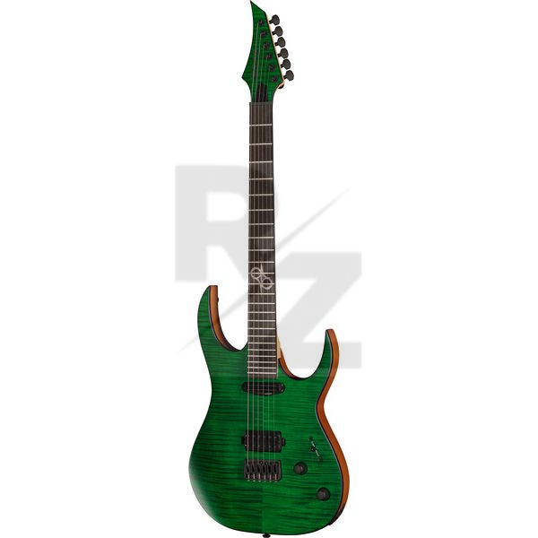 Image Solar Guitars SB1.6HFG Flame Green Matte