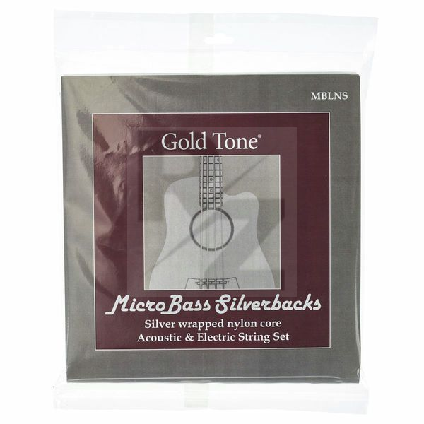 Image Gold Tone MBLNS Micro Bass String Set