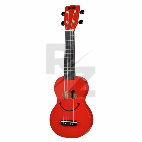 Image Mahalo Smiley Ukulele Red