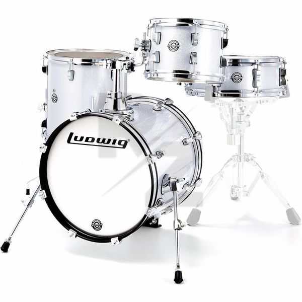 Ludwig Breakbeats Set White Sparkle Image Ludwig Breakbeats Set White Sparkle
