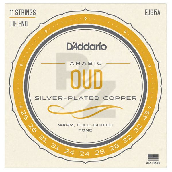 Image Daddario EJ95A Oud Silver Plated Copper