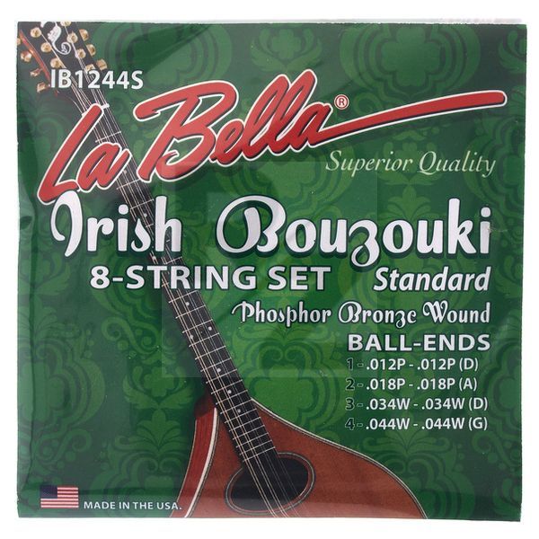 Image La Bella IB1244S Irish Bouzouki Strings