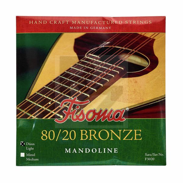 Image Fisoma F3020D Mandolin Strings 80/20