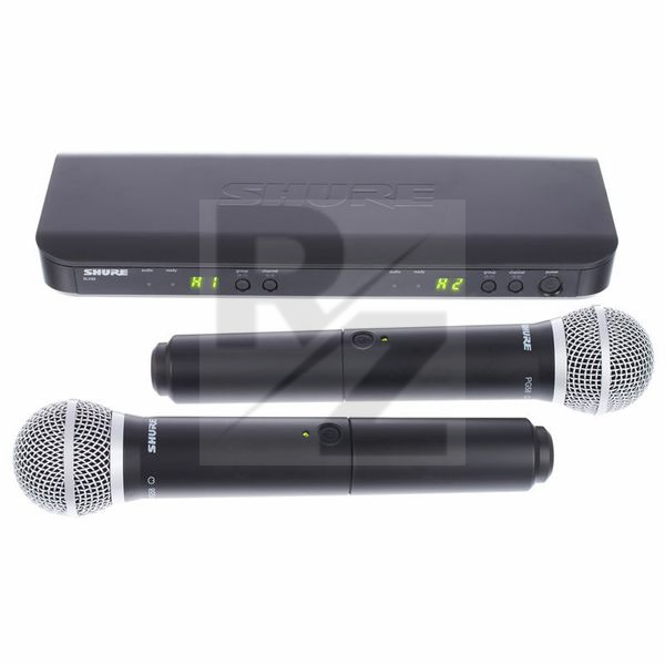 Shure BLX288/PG58 Combo H8E Image Shure BLX288/PG58 Combo H8E