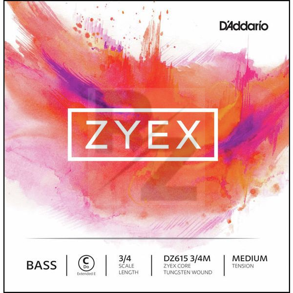 Image Daddario DZ615-3/4M Zyex Bass C Ext.