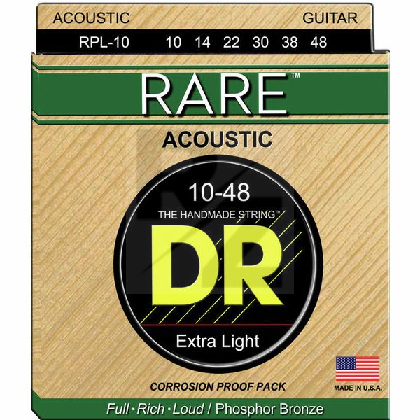 Image DR Strings Rare Acoustic RPL-10