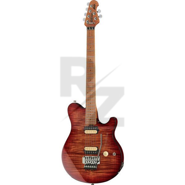 Music Man Axis Roasted Amber Flame MN Image Music Man Axis Roasted Amber Flame MN