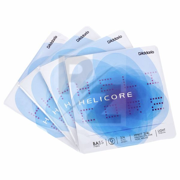 Daddario HH610-3/4L Helicore Bass 3/4 Image Daddario HH610-3/4L Helicore Bass 3/4