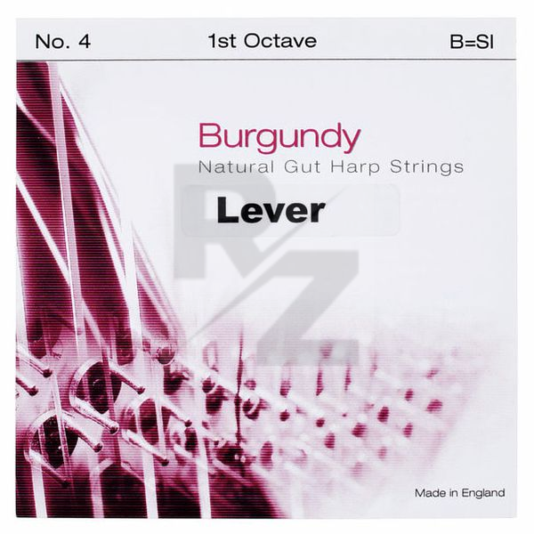 Image Bow Brand Burgundy 1st B Gut String No.4