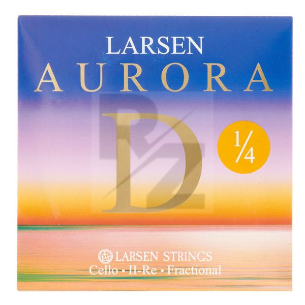 Image Larsen Aurora Cello D String 1/4 Med.