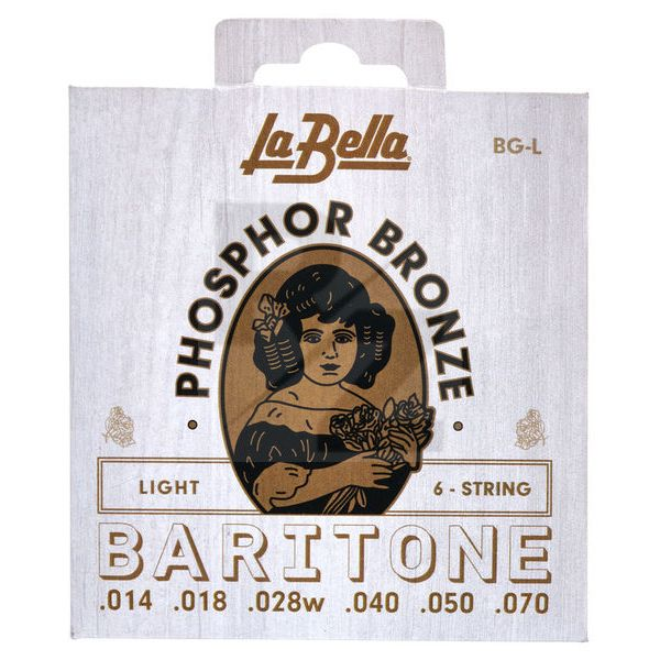 Image La Bella BG-L Phosphor Bronze Baritone