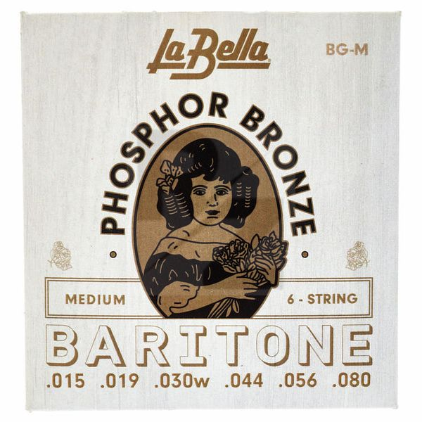 Image La Bella BG-M Phosphor Bronze Baritone