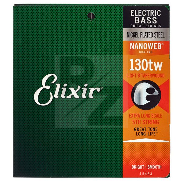 Image Elixir .130XL TW Bass Single String