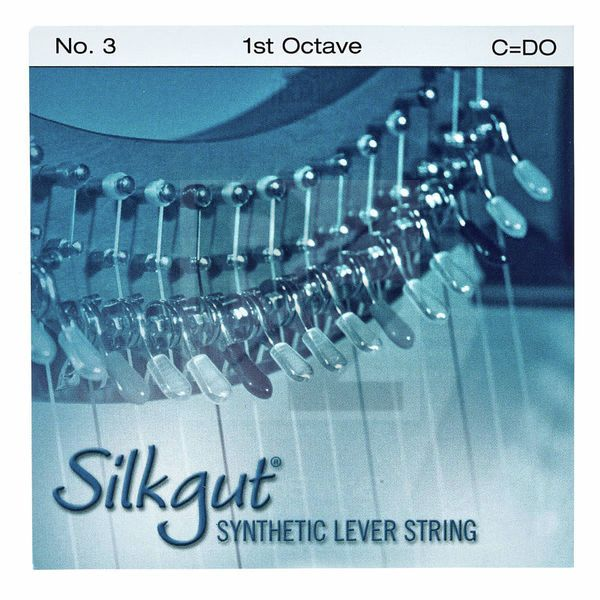 Image Bow Brand Silkgut 1st C Harp String No.3