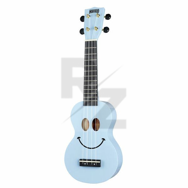 Image Mahalo Smiley Ukulele Light Blue